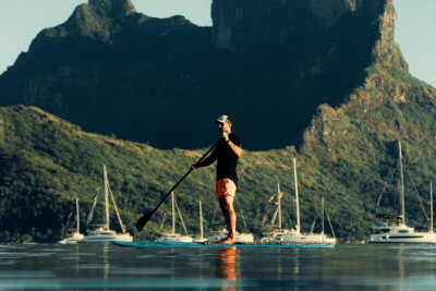 paddleboarder with GXT67 PRO