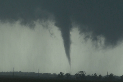 tornado in sky