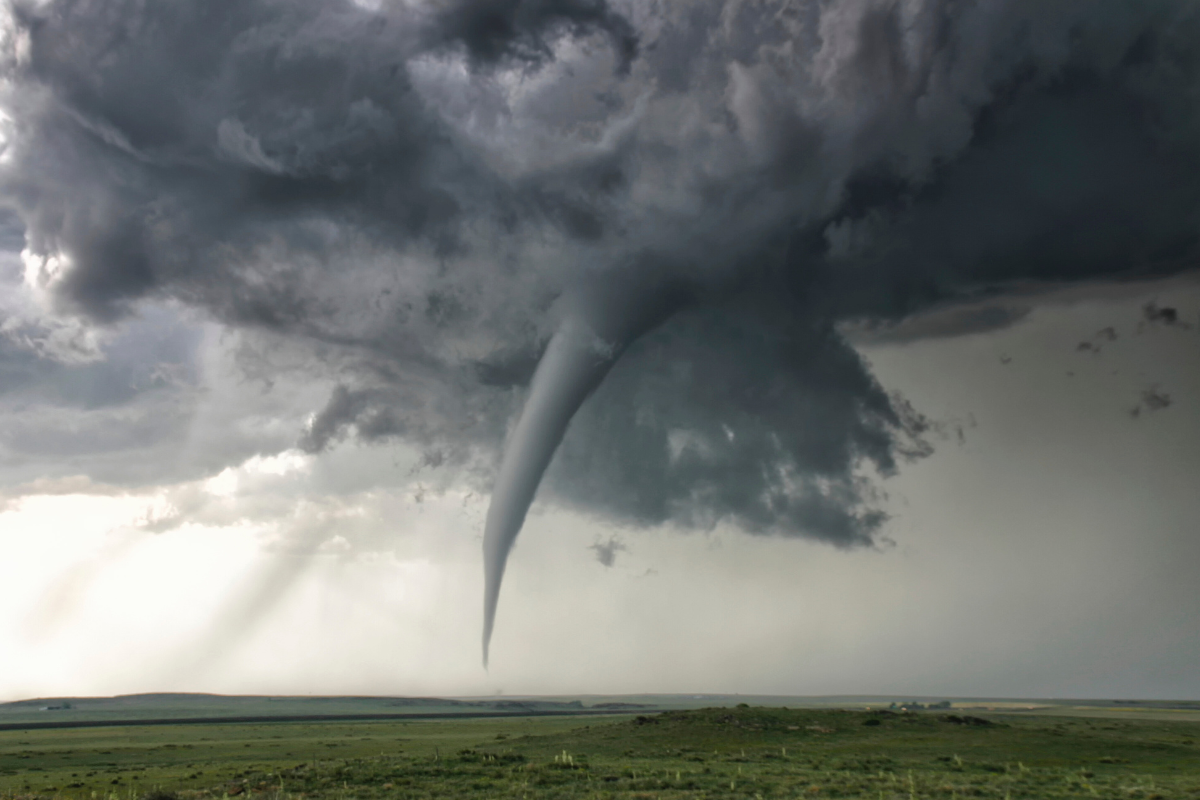 tornado in sky