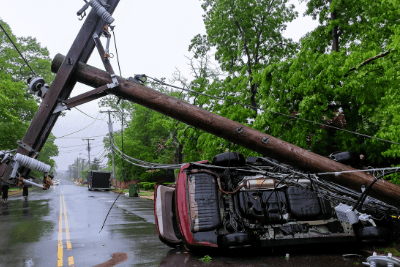 downed power line