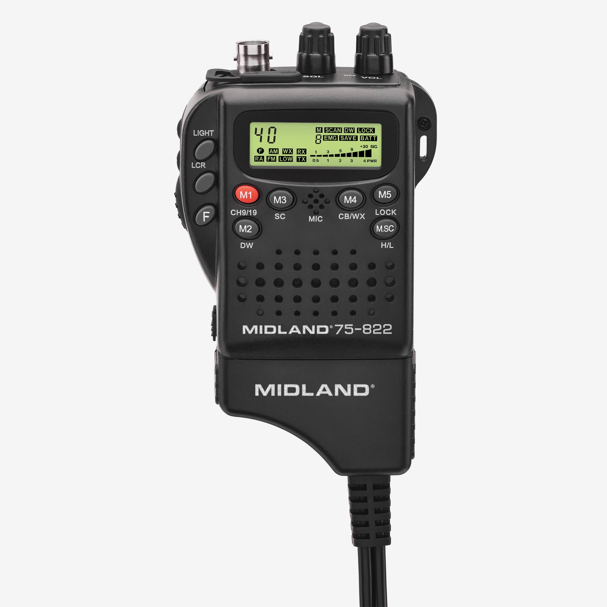 75-822 - Mobile CB Radio 4-Watt Output - 75-822