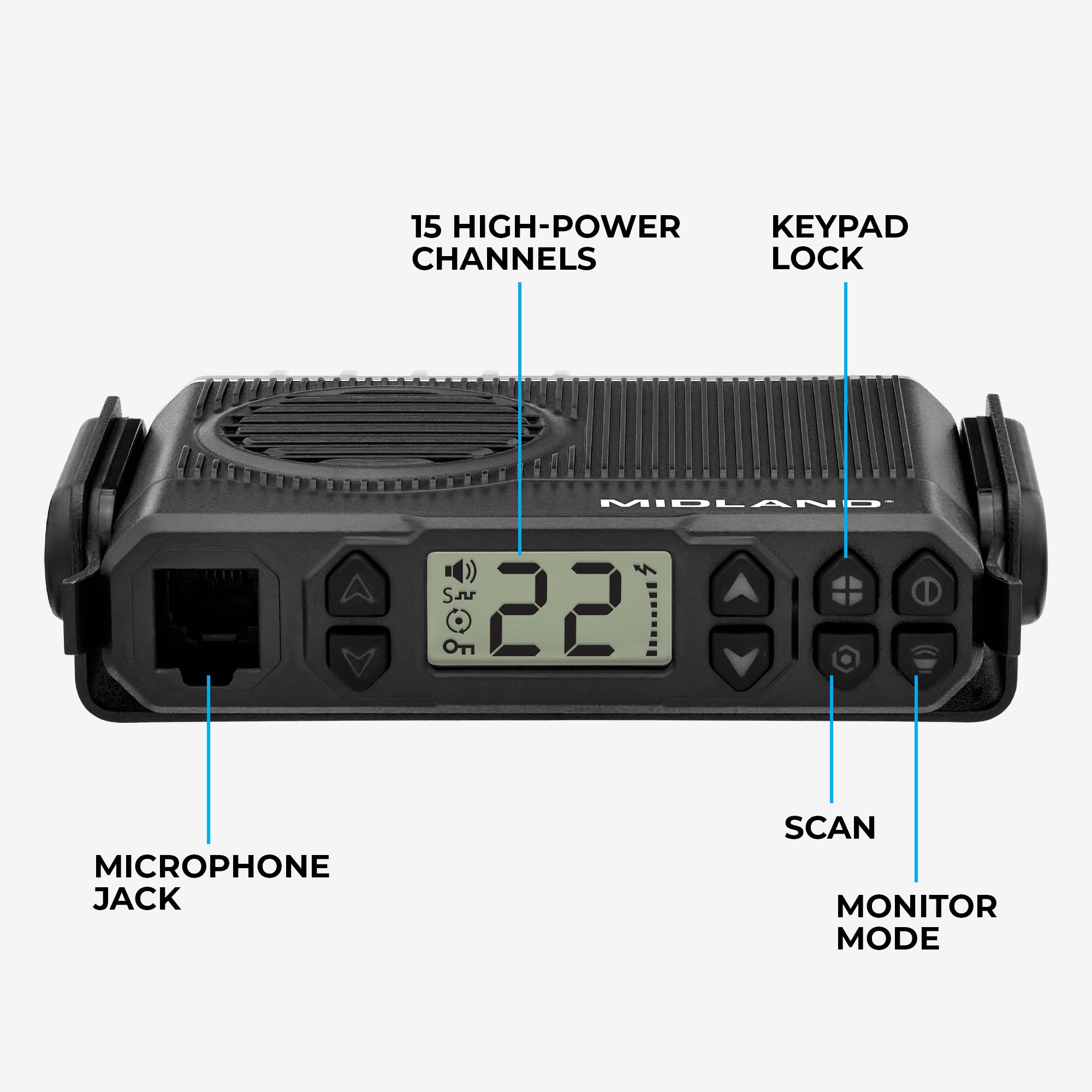 MXT105 5-Watt GMRS Micromobile Two-Way Radio