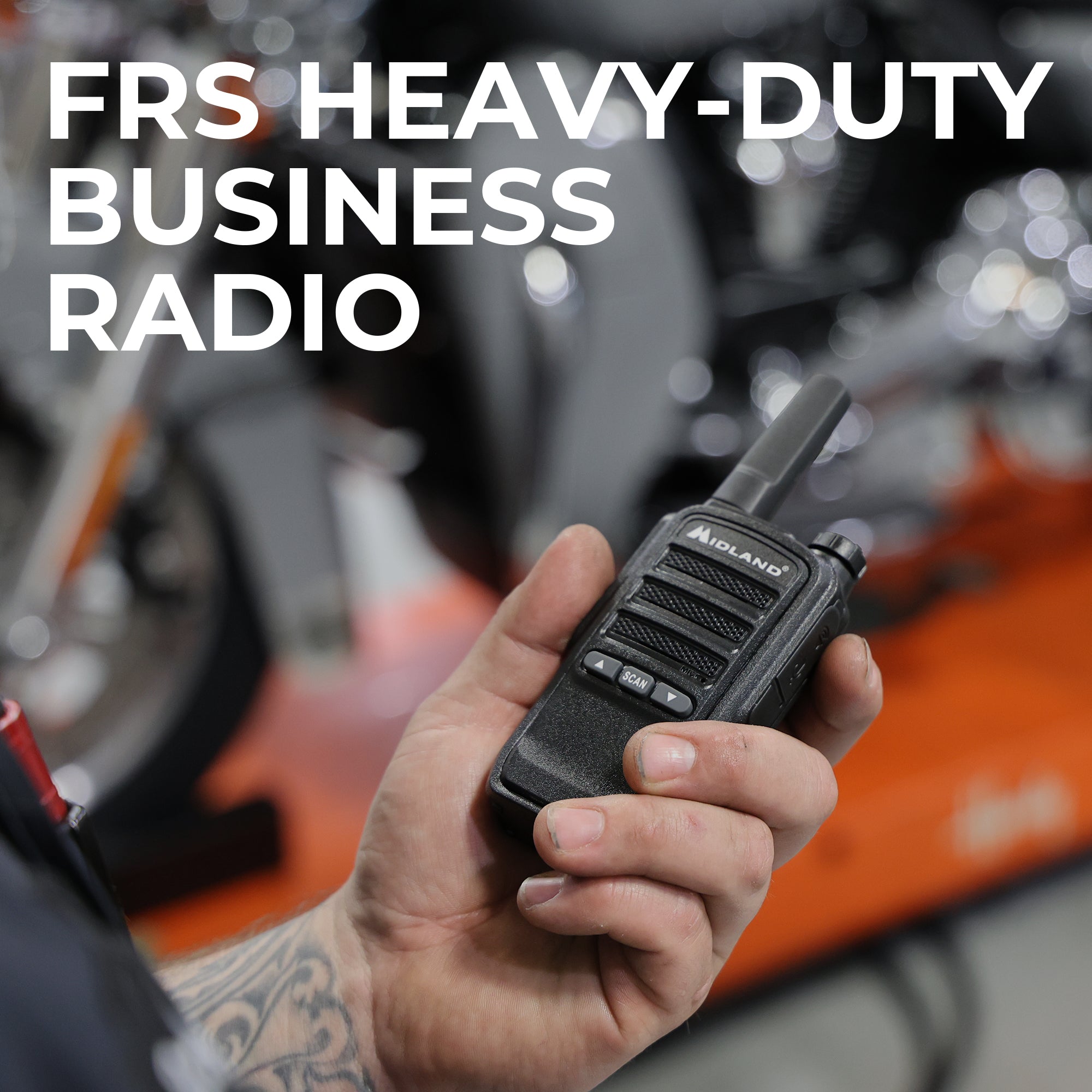 BR10 BizTalk FRS Heavy‑Duty Business Radio 2‑Pack - BR10X2