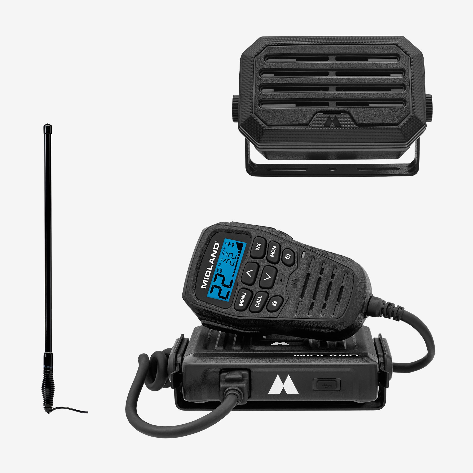 MXT275SPKM 15W MicroMobile GMRS Two-Way Radio | Range Runner Trail Kit