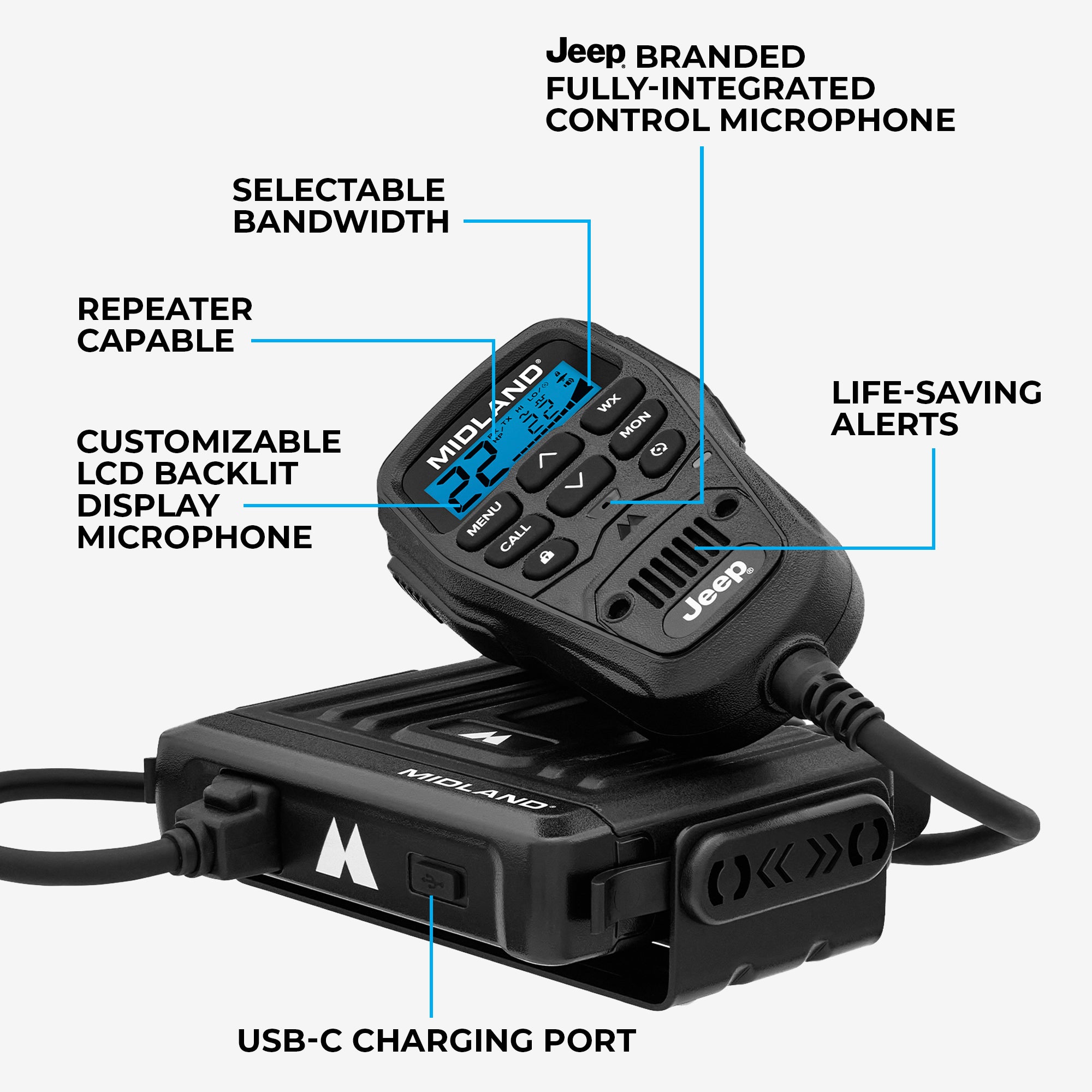 MXT275 15W MicroMobile GMRS Two-Way Radio