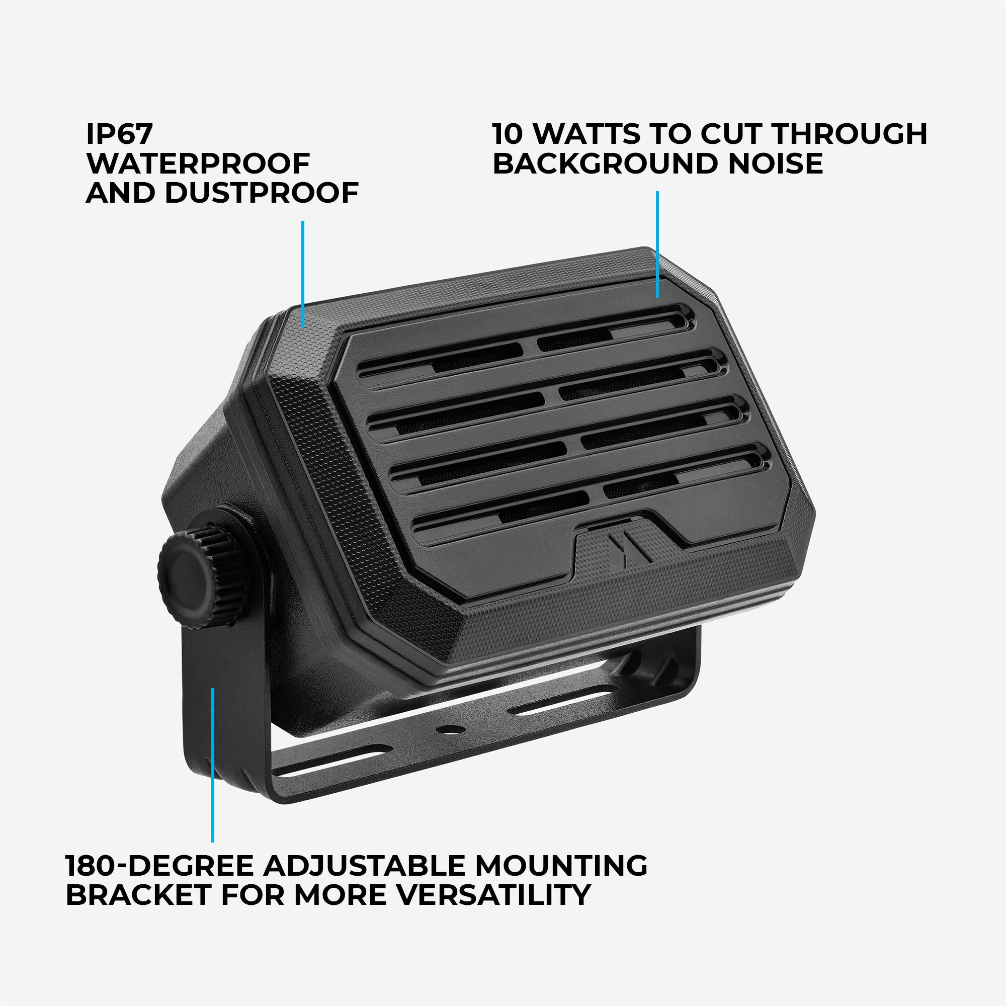 MXT575BBM 50W MicroMobile GMRS Two-Way Radio | Hero Trail Kit