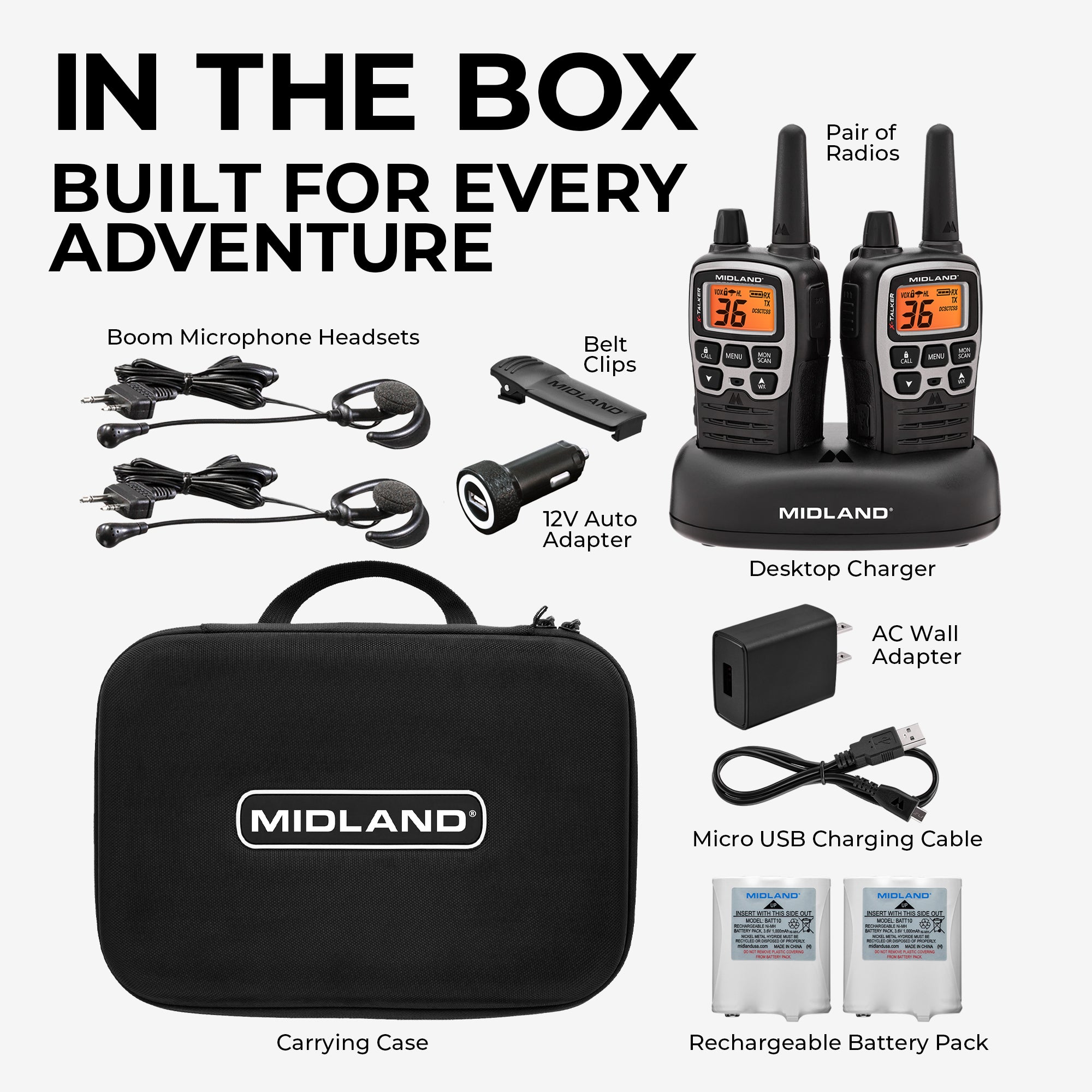 T77VP5 X-Talker FRS Walkie Talkie Bundle - T77VP5
