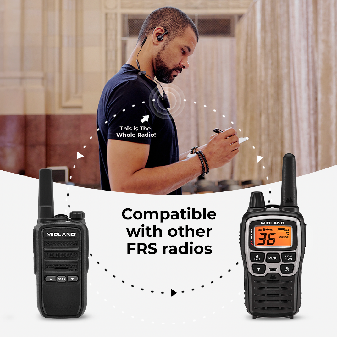 ClipTalk Portable FRS Radio