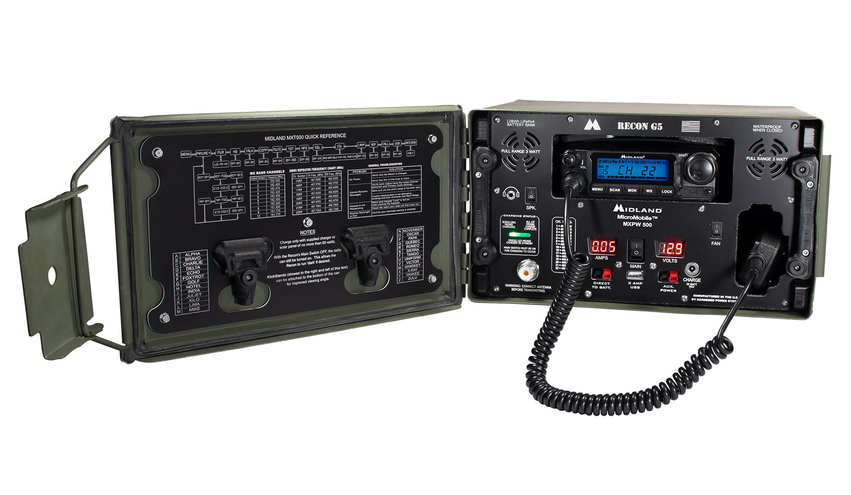 MXPW500  - Ammo Can Base Station for MXT500
