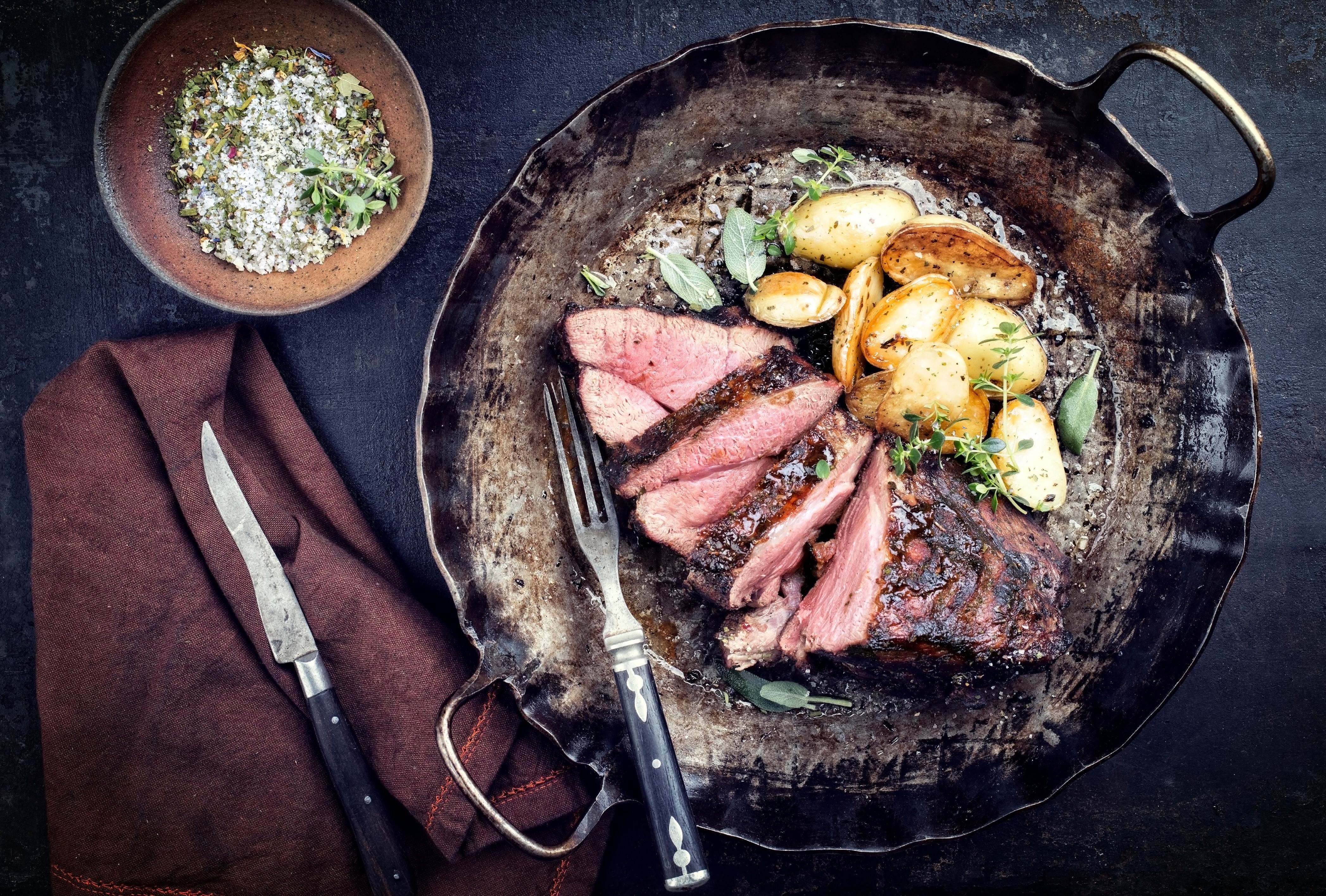 meal in skillet
