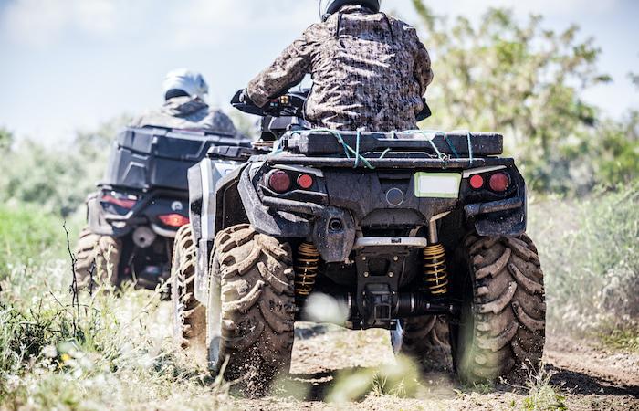 four wheelers on trail