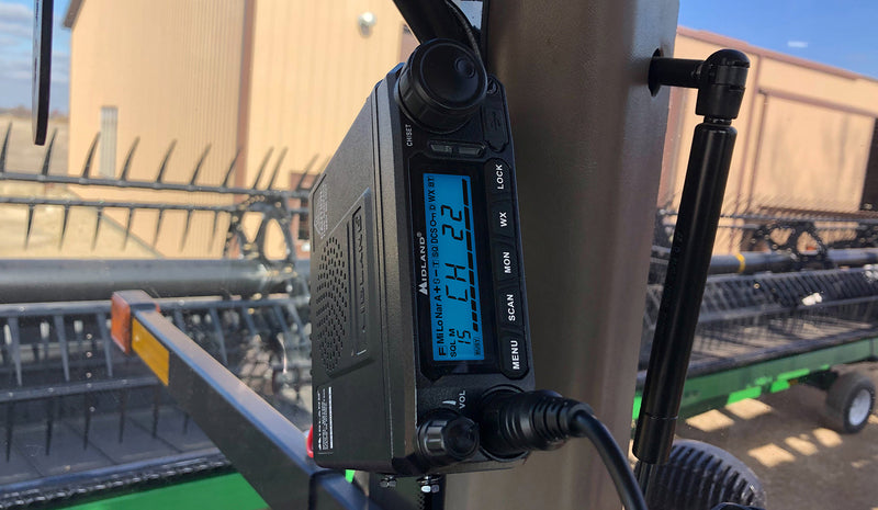 GMRS MicroMobile in tractor cab