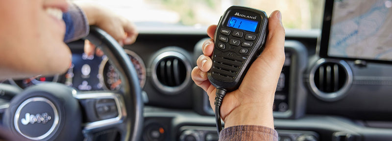 man holds MicroMobile mic