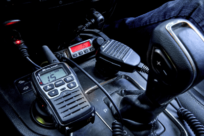 walkie talkie and MicroMobile in center console