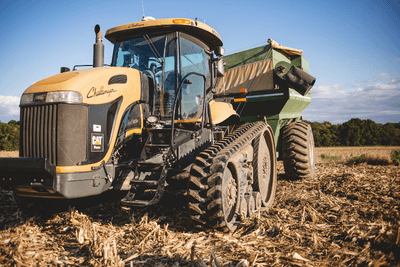 tractor in field