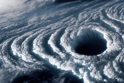 space view of hurricanes