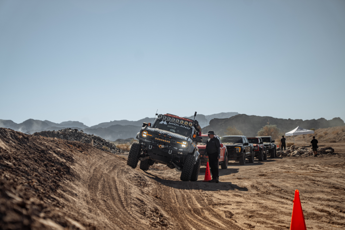 Jeep on hill
