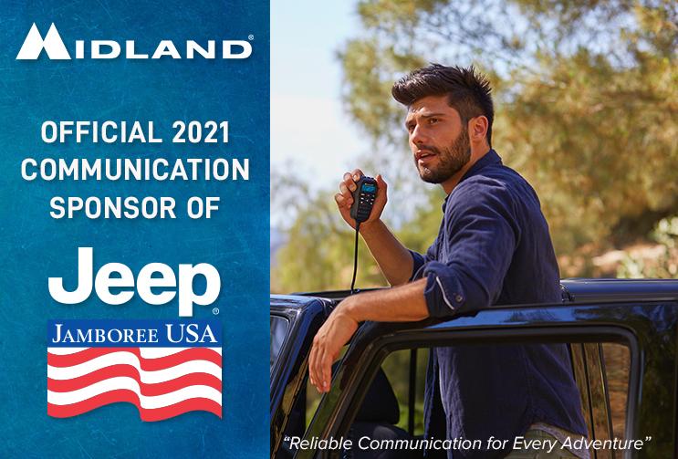 Midland Radio is the Official 2021 Communication Partner of Jeep Jamboree USA