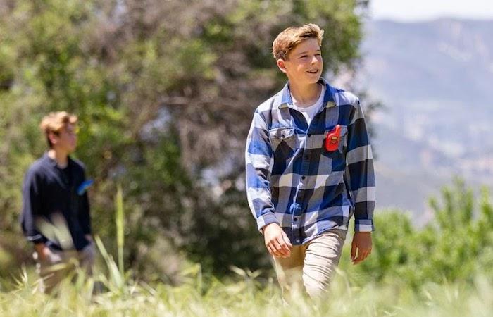 hikers wearing walkie talkies