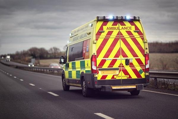 emergency vehicle on highway
