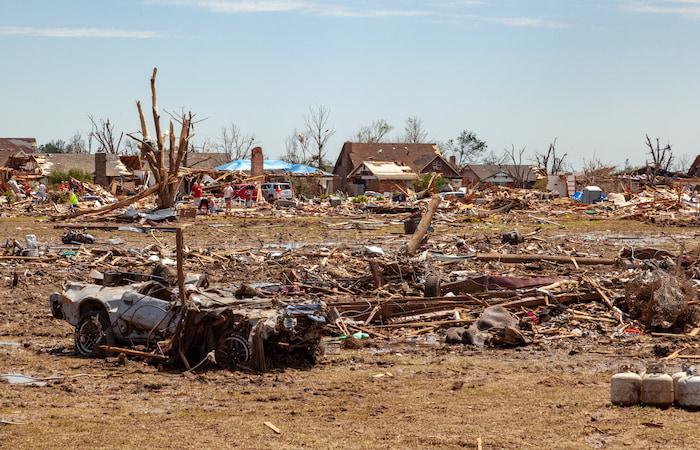 tornado damage