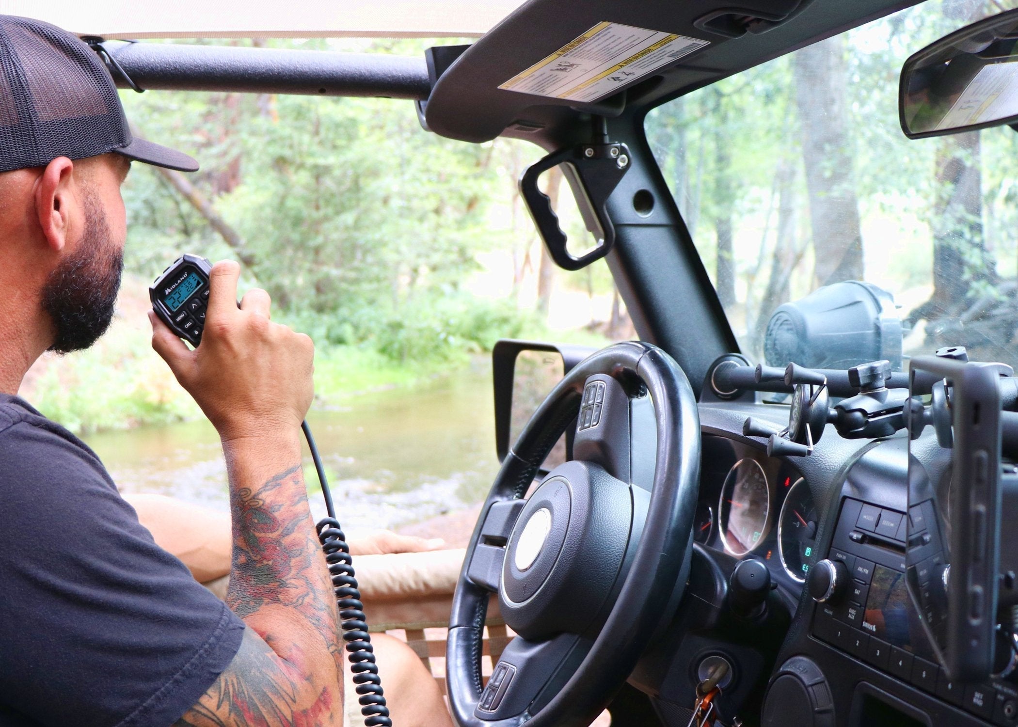 man uses MicroMobile mic