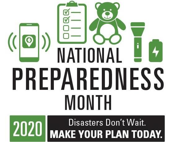 National Preparedness Month graphic