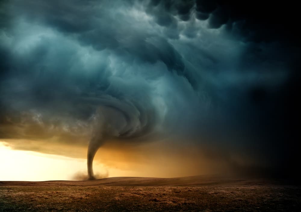 tornado touches down