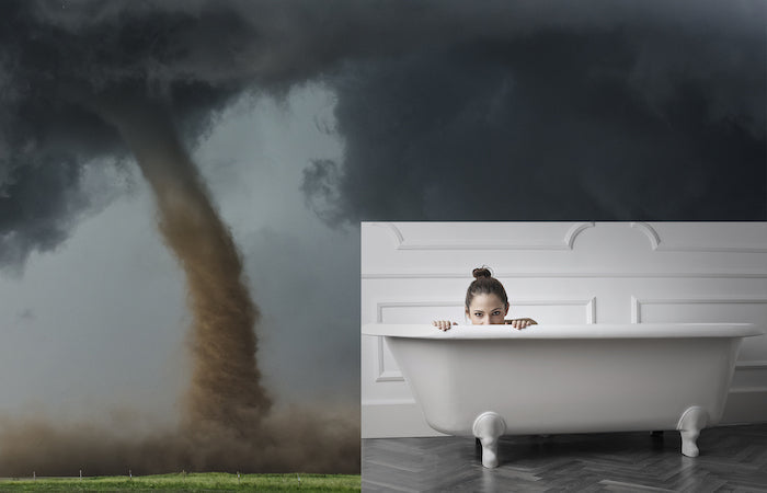 tornado and bathtub