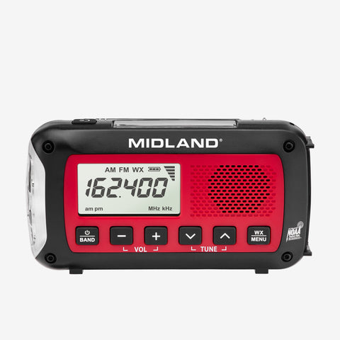 ER40 Portable Emergency Weather Alert Crank Radio - ER40