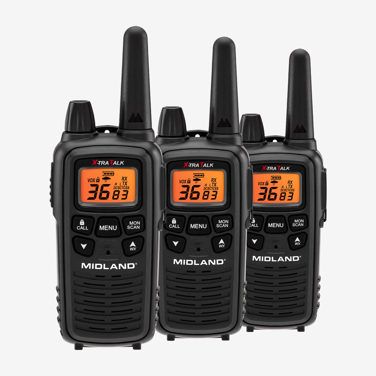 LXT600 FRS License Free Two-Way Radio 3-Pack Bundle - LXT633VP3