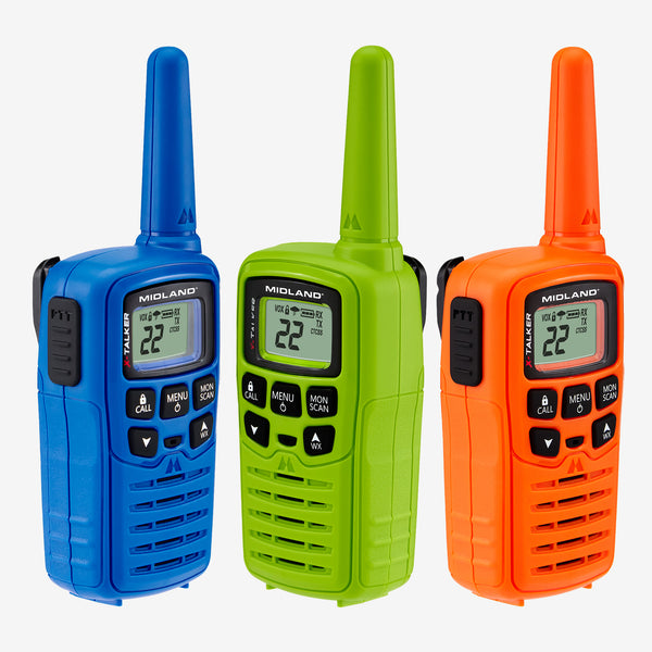 T10 X-Talker® FRS Walkie Talkie 3 Pack Multi-Color - T10X3M