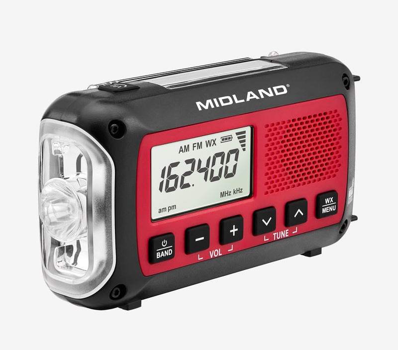 ER40 Portable Emergency Weather Alert Crank Radio - ER40