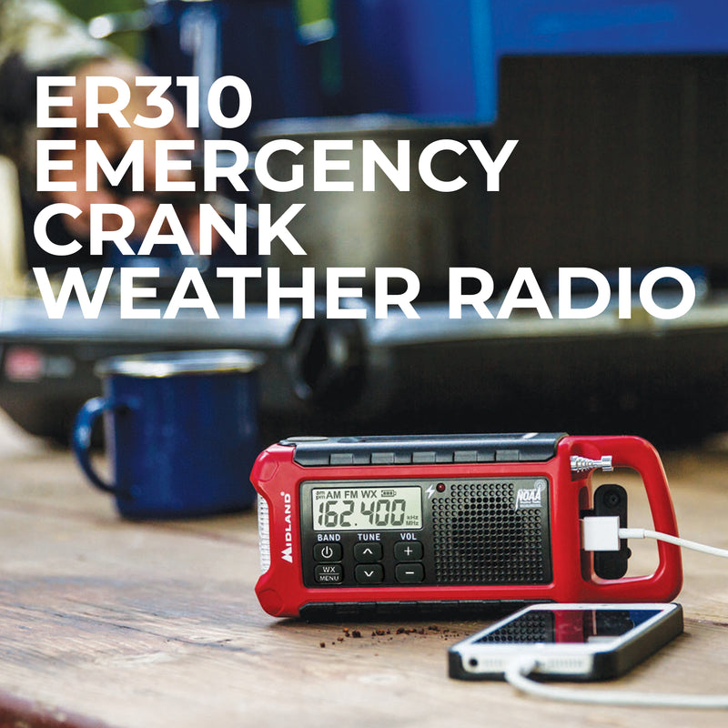 ER210 Portable Emergency Crank Weather Radio - ER210