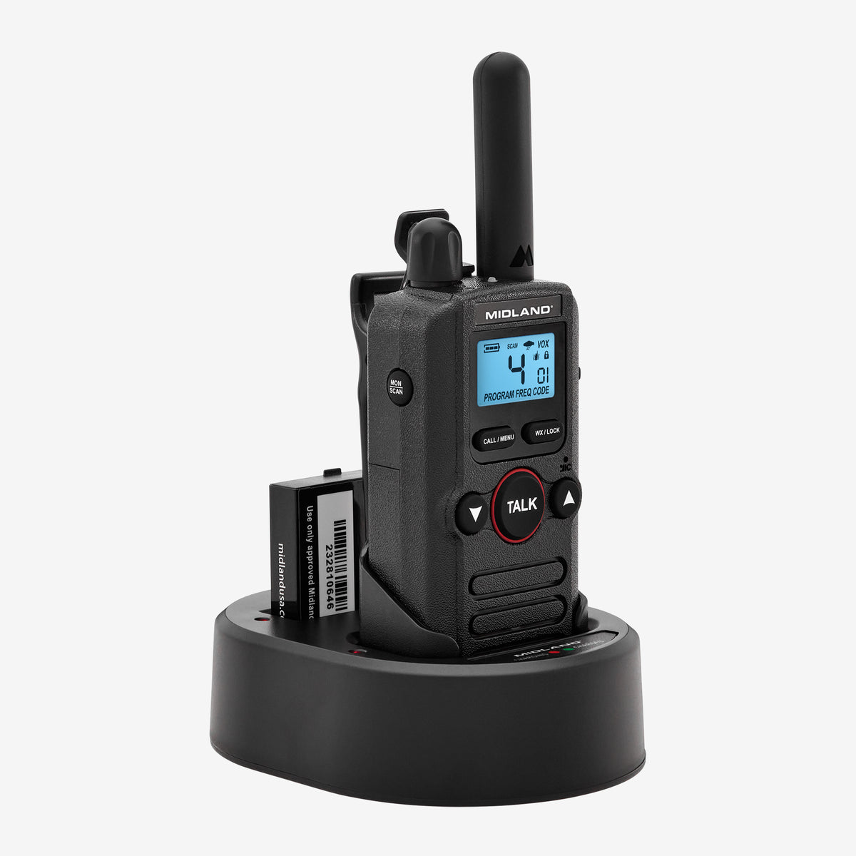 BR180 BizTalk® Business Band Two-Way Radio with LCD Backlit Display - BR180