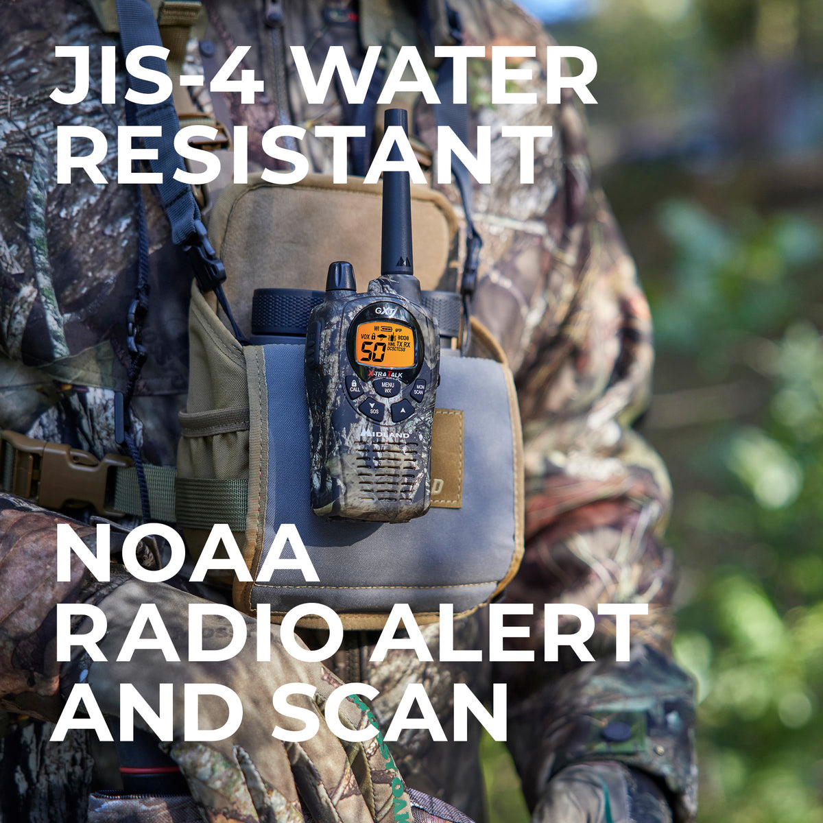 GXT1050 GMRS Two-Way Radio Bundle Camo - GXT1050VP4