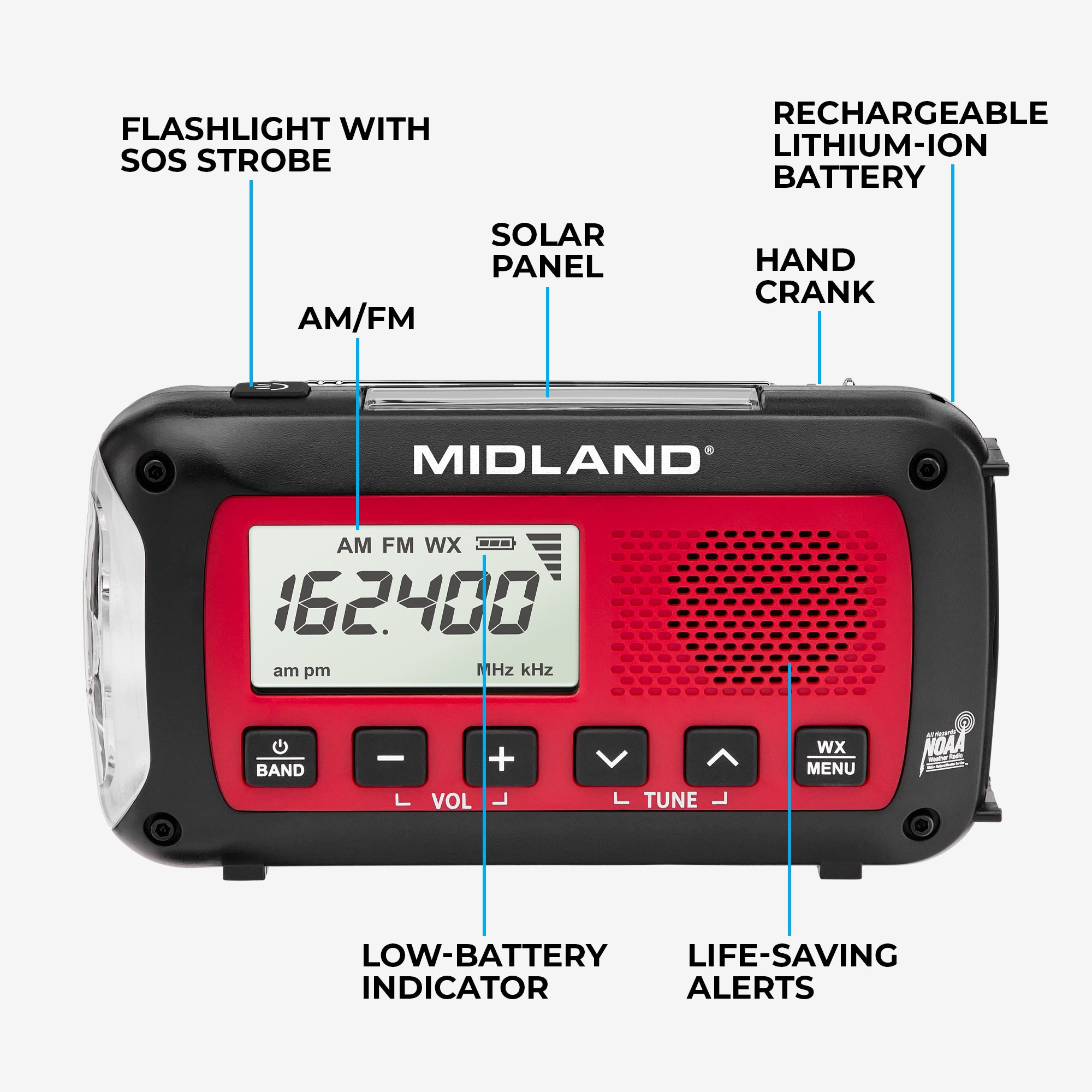 Midland Portable store Emergency Weather Alert Radio Brand New