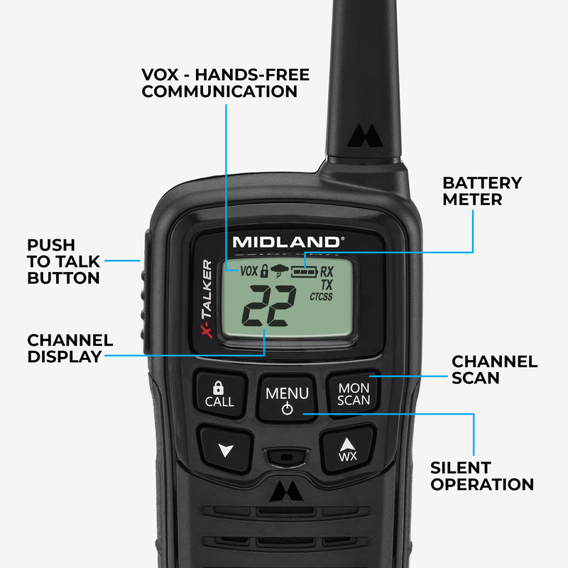 T10 X-Talker® FRS Two-Way Radio - T10