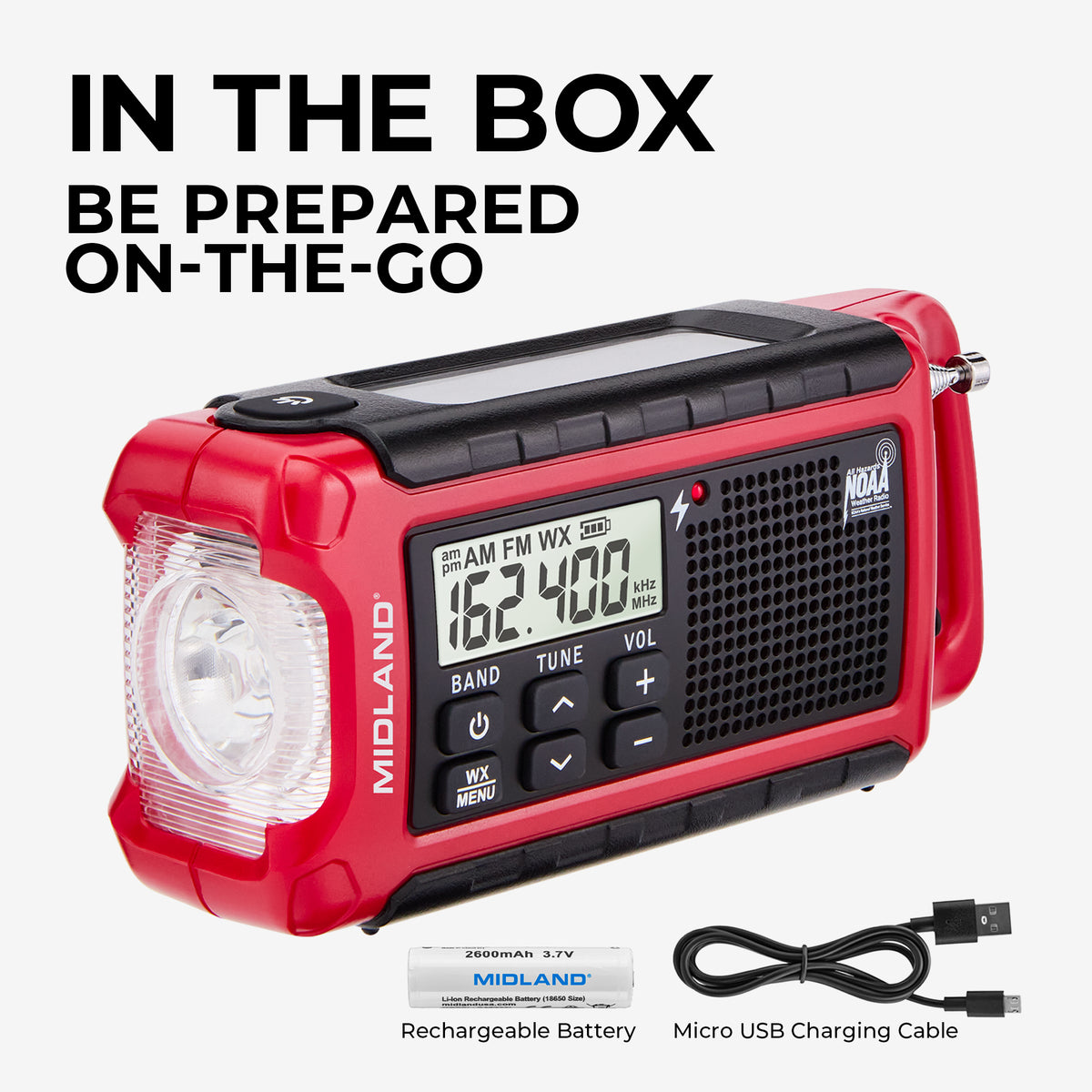 ER210 Portable Emergency Crank Weather Radio - ER210