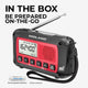 ER40 Portable Emergency Weather Alert Crank Radio - ER40