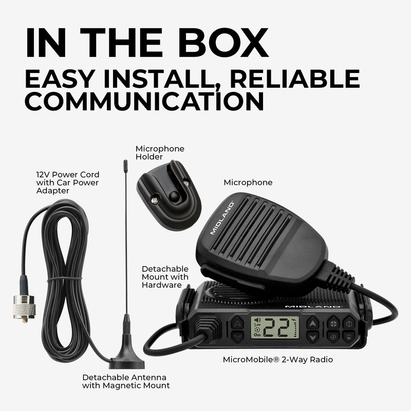 MXT105 MicroMobile® GMRS 5-Watt Two-Way Radio - MXT105 – MIDLAND