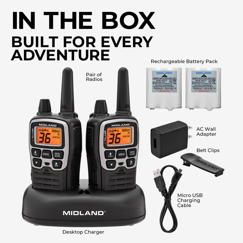 T71 X-Talker® FRS Two-Way Radio - T71VP3