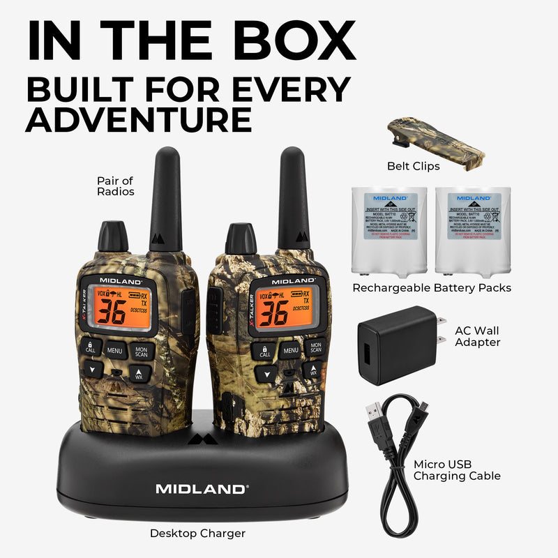 T75 X-Talker® FRS Two-Way Radio Camo - T75VP3