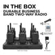 BR200 BizTalk® Business Band Two-Way Radio Bundle - BR200X6BGC