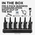 LXT600 BizTalk FRS Two‑Way Business 6‑Pack Bundle - LXT600BBX6