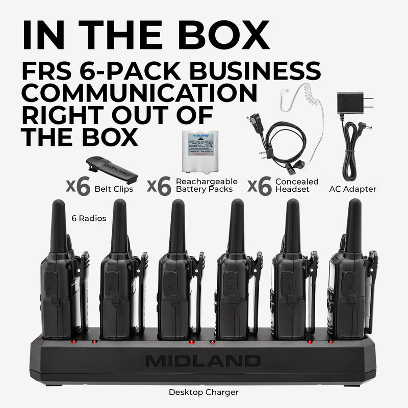 LXT600 BizTalk®® FRS Two-Way Business 6-Pack Bundle - LXT600BBX6