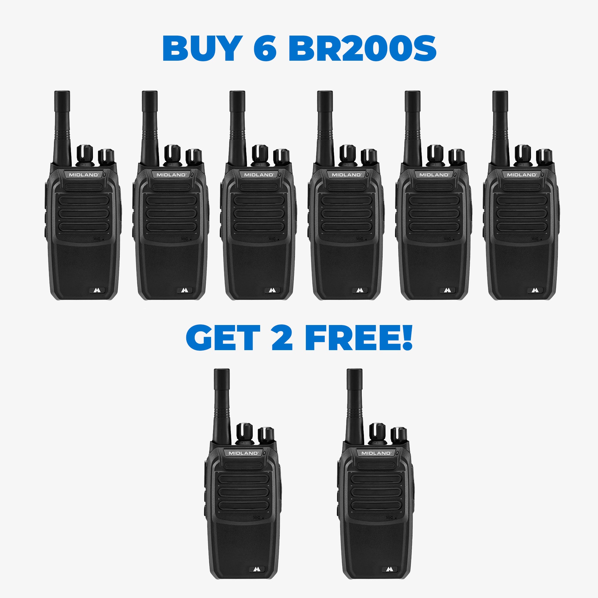 BR200 BizTalk® 6 Single Radios + 2 FREE - BR200BONUS2