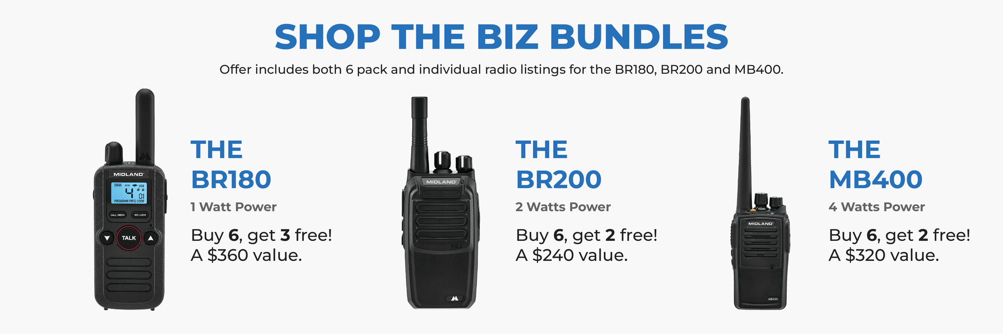 Business Radio Savings