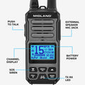 GXT67 GMRS 5‑Watt Walkie Talkie - GXT67PRO