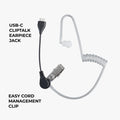 Surveillance Earpiece For ClipTalk - CH03